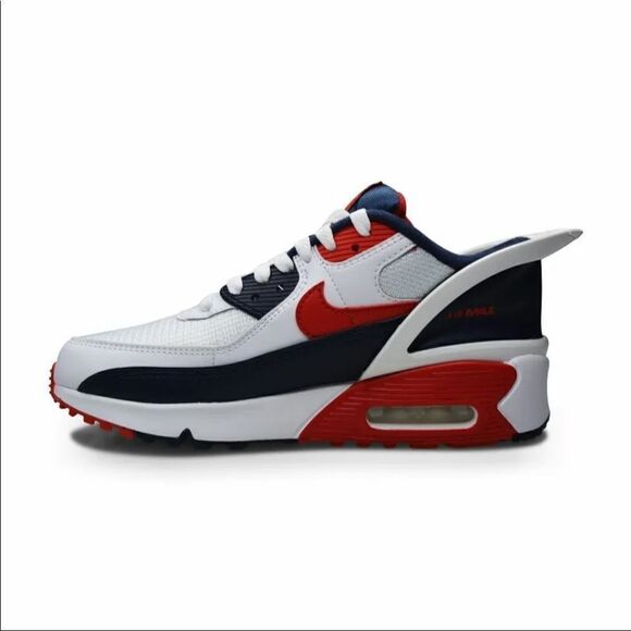 Nike ~ White University Red ~ Air Max Fly Ease ~ size 6.5Y/8W - Picture 1 of 15